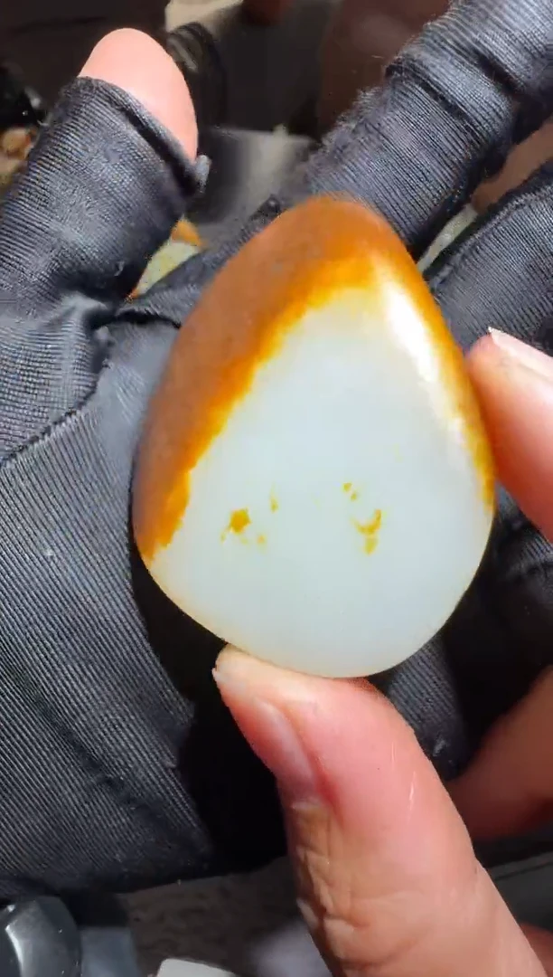 和田玉未镶嵌挂件001