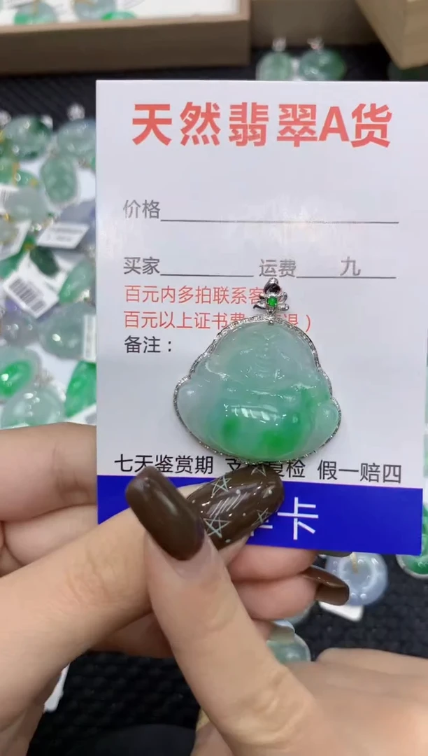 【闪购商品】翡翠颈饰18K金镶嵌111111111111