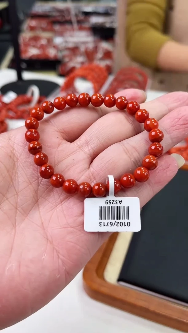 【闪购商品】南红玛瑙瓦西手串7+未镶嵌一个/条