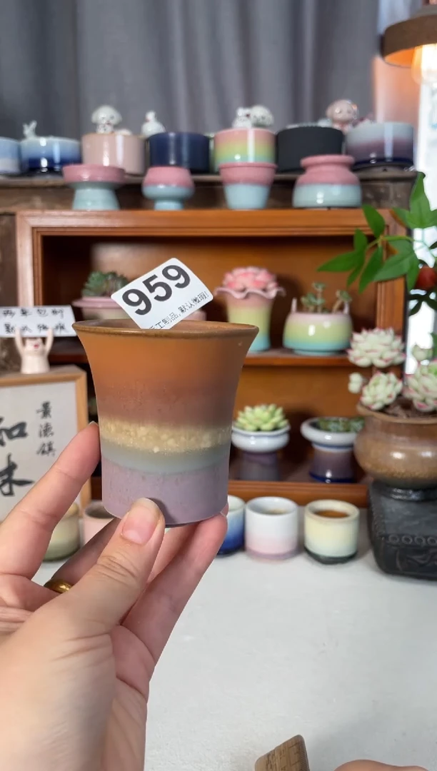 瓷片959知木小芳花盆