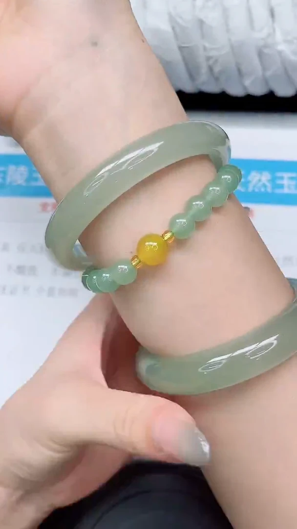 未镶嵌手镯石英质玉58-65