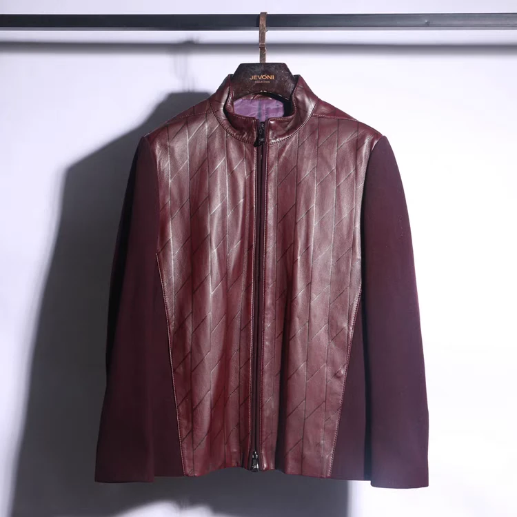 WFZ007男士皮衣皮外套高端品质外套