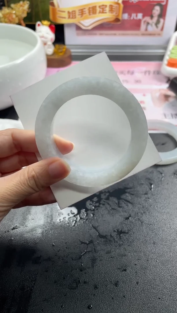 未镶嵌手镯定制翡翠蓝*定制手镯ADL/DZS