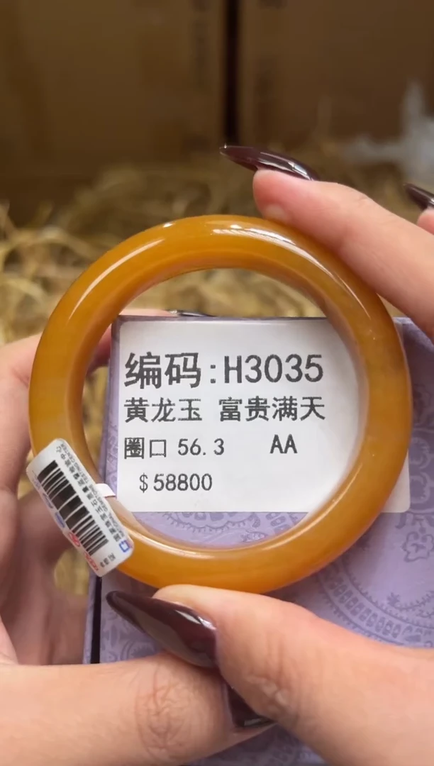 未镶嵌手镯石英质玉H3035