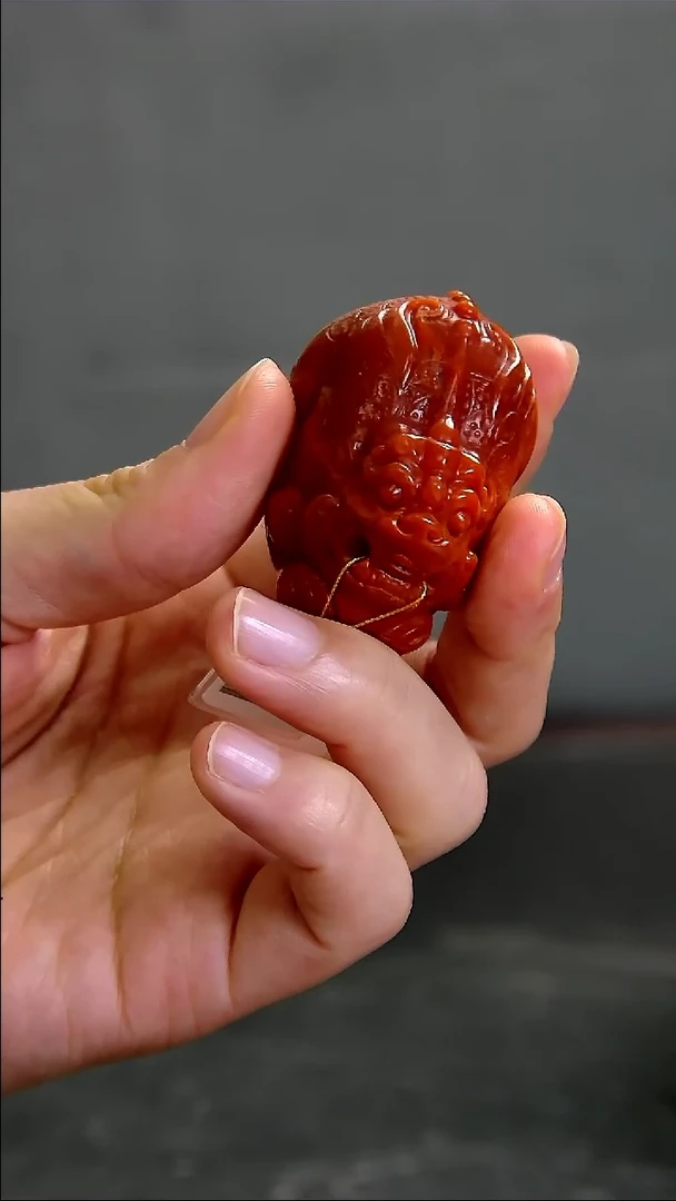 未镶嵌雕刻南红玛瑙026ZB0821产品一个