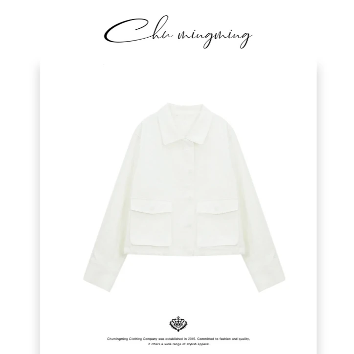 【CHU/2025SSNEW】原创设计《欧拉》短款夹克外套AAMU256200