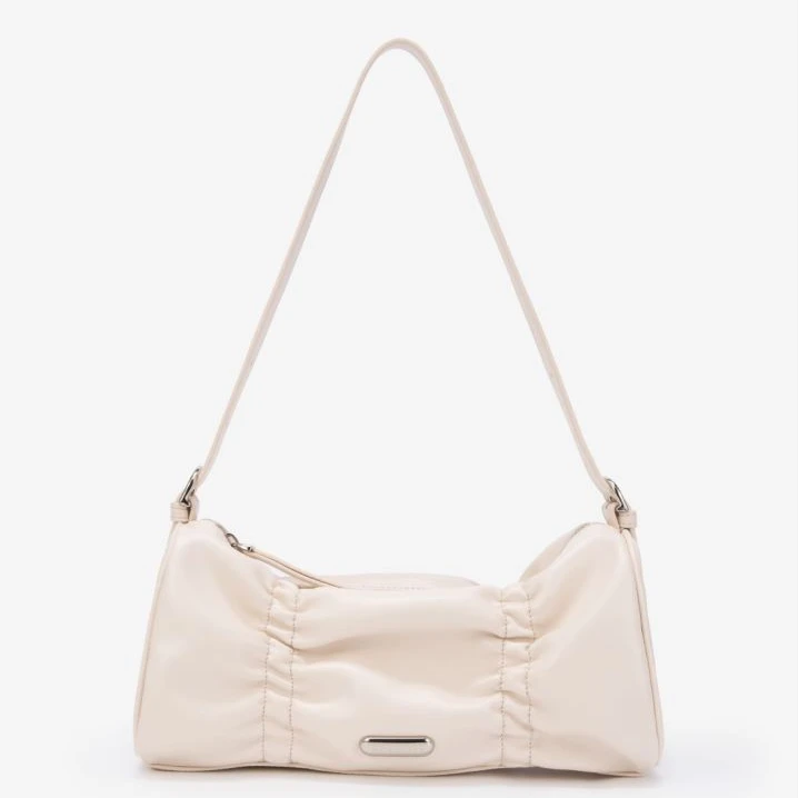 OMI/欧米2025夏季新款法式手提褶饭盒包小众时尚轻便腋下包