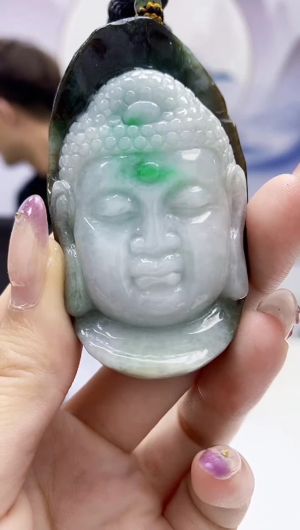 定制翡翠未镶嵌5159jw-毛货挂件27