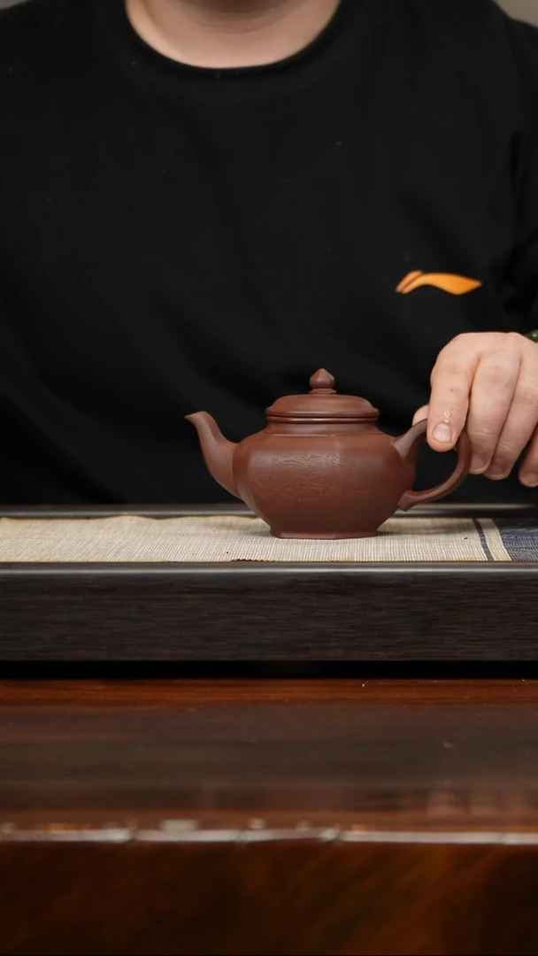 【闪购商品】紫砂茶壶六方笑樱