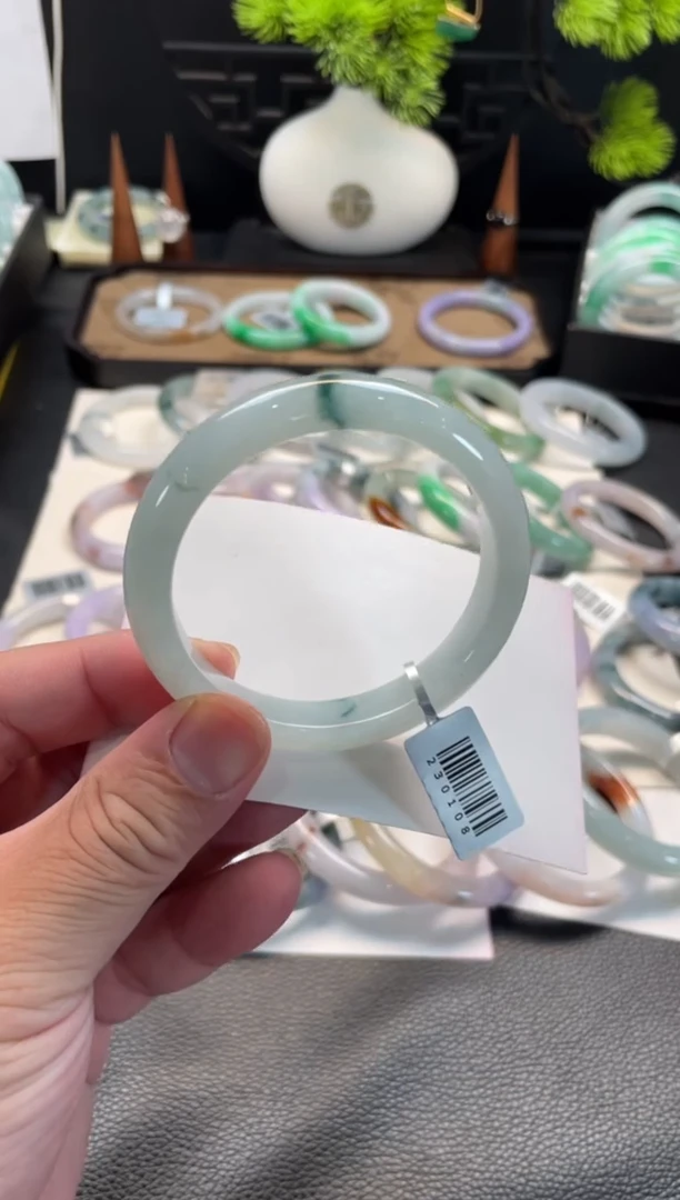 未镶嵌手镯翡翠169号 56正圈