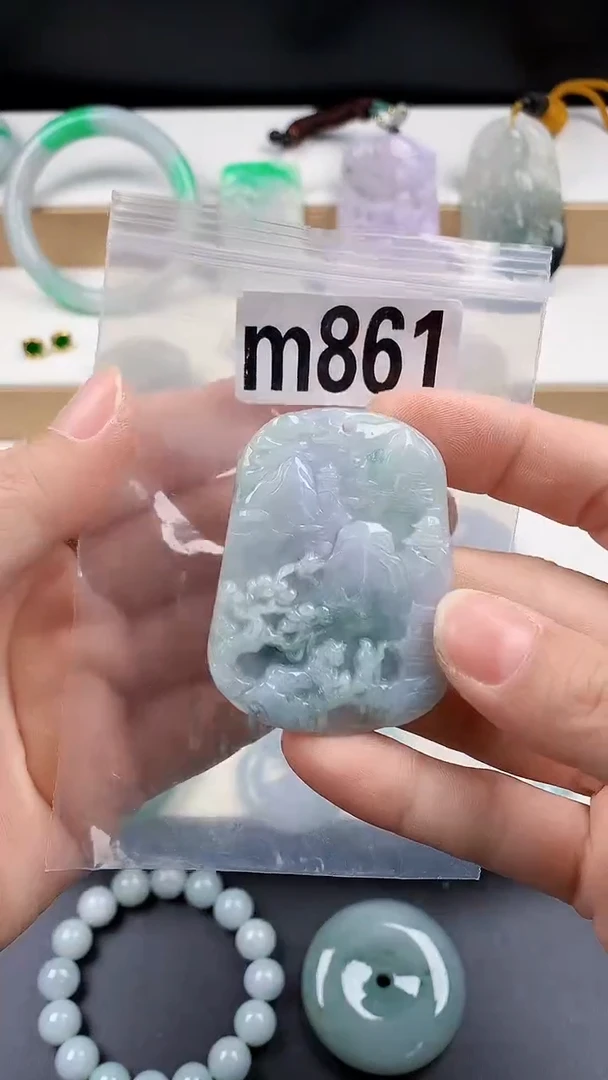 颈饰未镶嵌翡翠天然翡翠吊坠挂件
