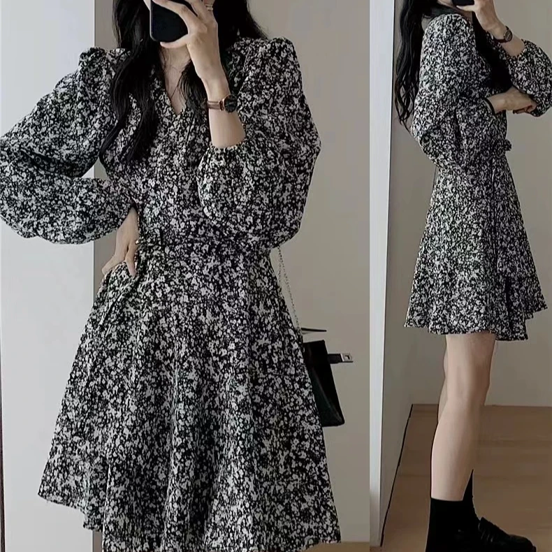 【锦衣服饰】巴2771短款不规则连衣裙