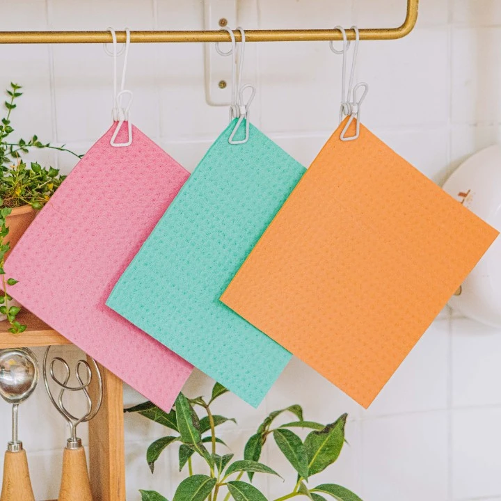 树可设计巨好擦木浆棉抹布吸水好洗家用抹布drzh