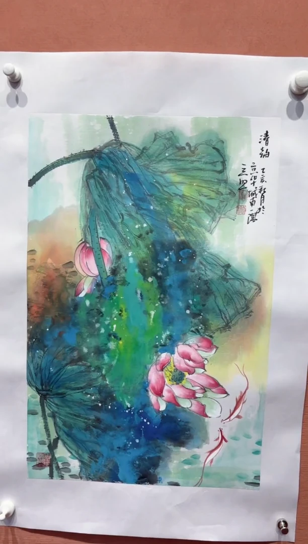国画师立照老师国画作品