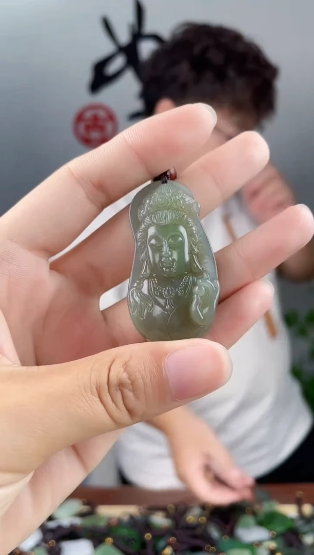 和田玉未镶嵌颈饰拍一发一，多样性发货