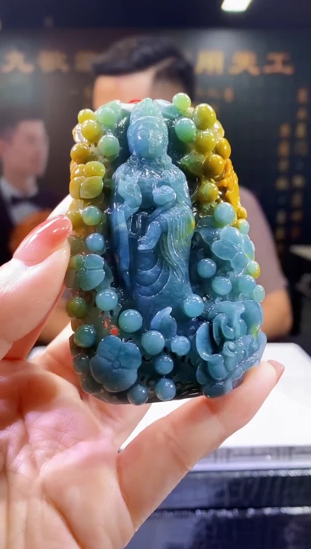 定制翡翠未镶嵌01/0728/W/观音