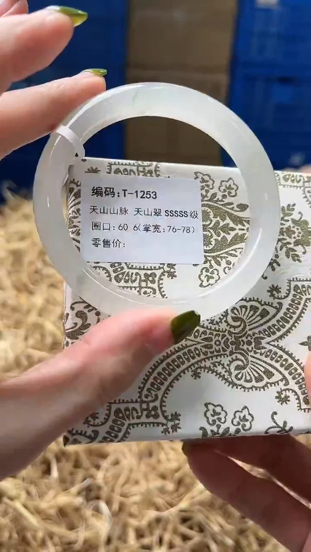 未镶嵌手镯石英质玉T1253