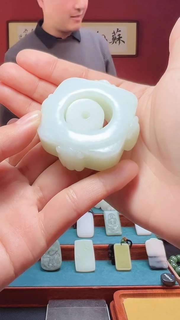 吊坠(不含链)未镶嵌和田玉幸****人88