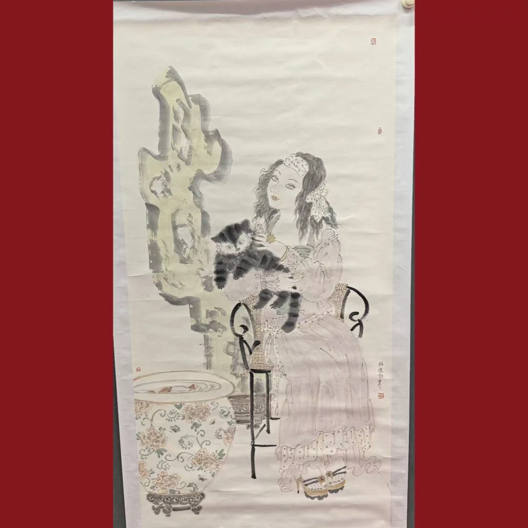27庄道静8平尺 人物画
