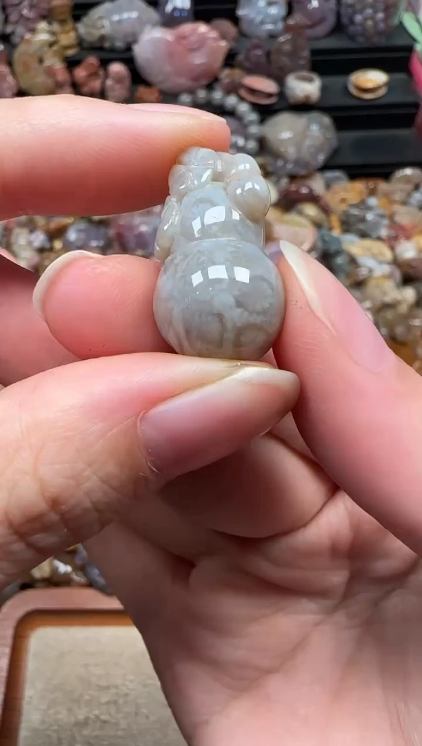 颈饰未镶嵌硅化珊瑚（珊瑚玉）774