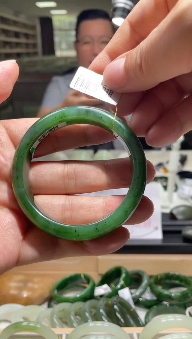 未镶嵌手镯和田玉58-59圈口 0068