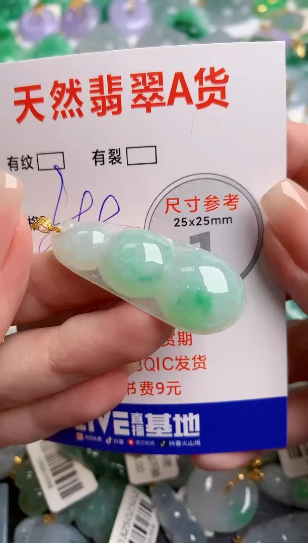 翡翠18K金镶嵌颈饰0682000123