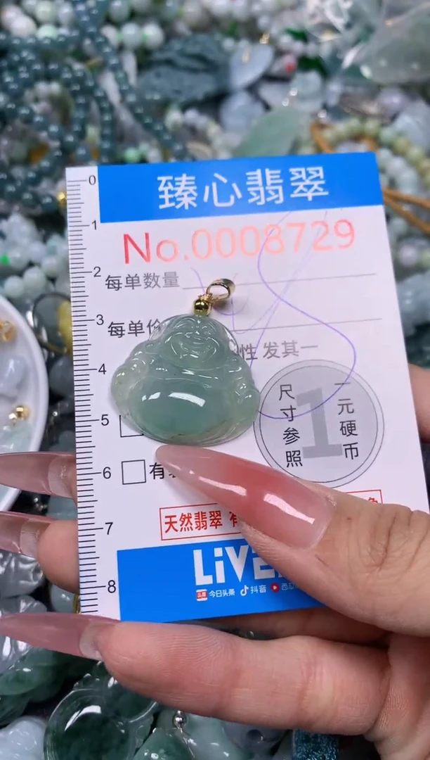 【闪购商品】翡翠颈饰未镶嵌含绳0008729