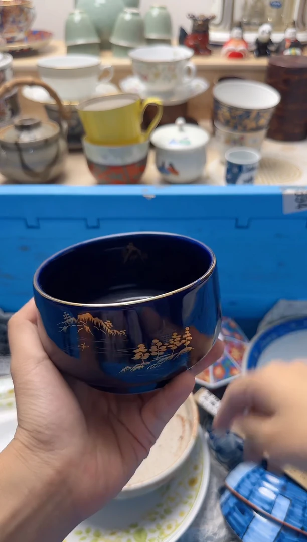 茶杯紫砂赖*淘艺中古瓷器满18米包邮