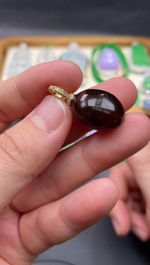 【闪购商品】琥珀裸石银S925镶嵌26.........