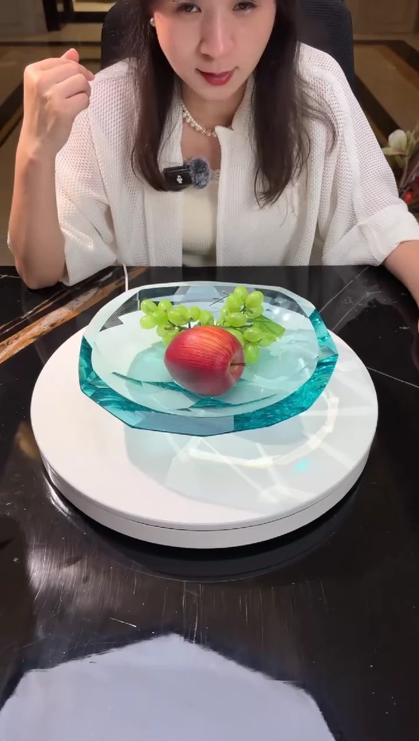 摆件AJ1111146湖水蓝果盘