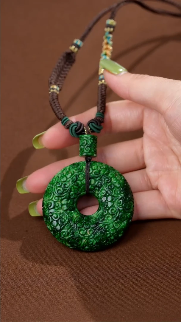 颈饰未镶嵌翡翠翡翠吊坠