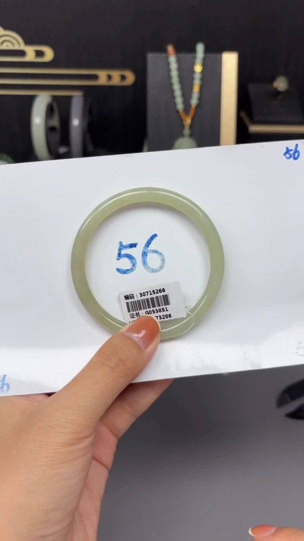 未镶嵌手镯和田玉5266