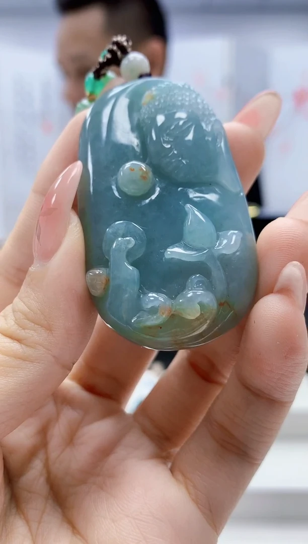 未镶嵌定制翡翠4856ty-毛货挂件16