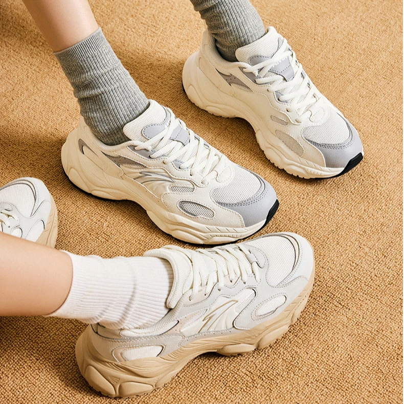 安踏小千禧丨低帮厚底休闲鞋百搭运动鞋男鞋女鞋老爹鞋情侣鞋子