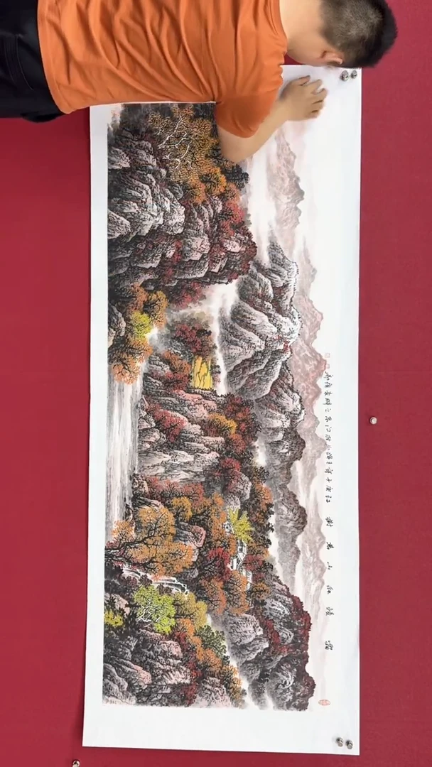 国画国画绘画山水花鸟