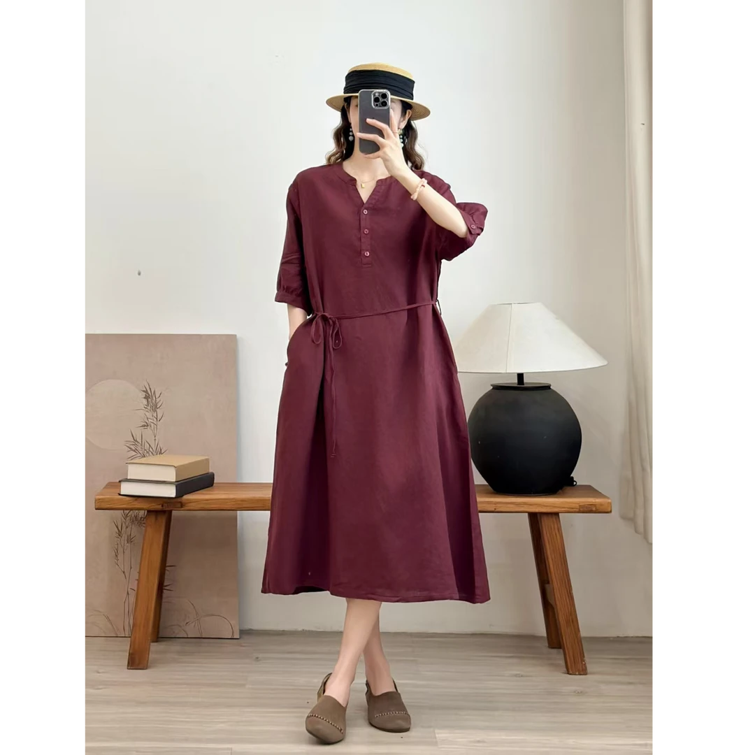 1维维服饰！001-200孤品单品好货亚麻汉麻上衣裤子半裙