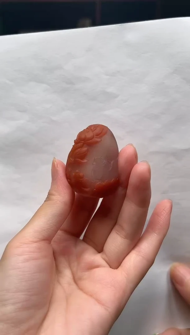 颈饰未镶嵌南红玛瑙丸***宝吊坠
