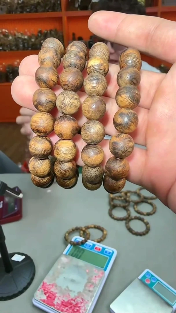 沉香手串57号单圈达拉干1.2多样性发一