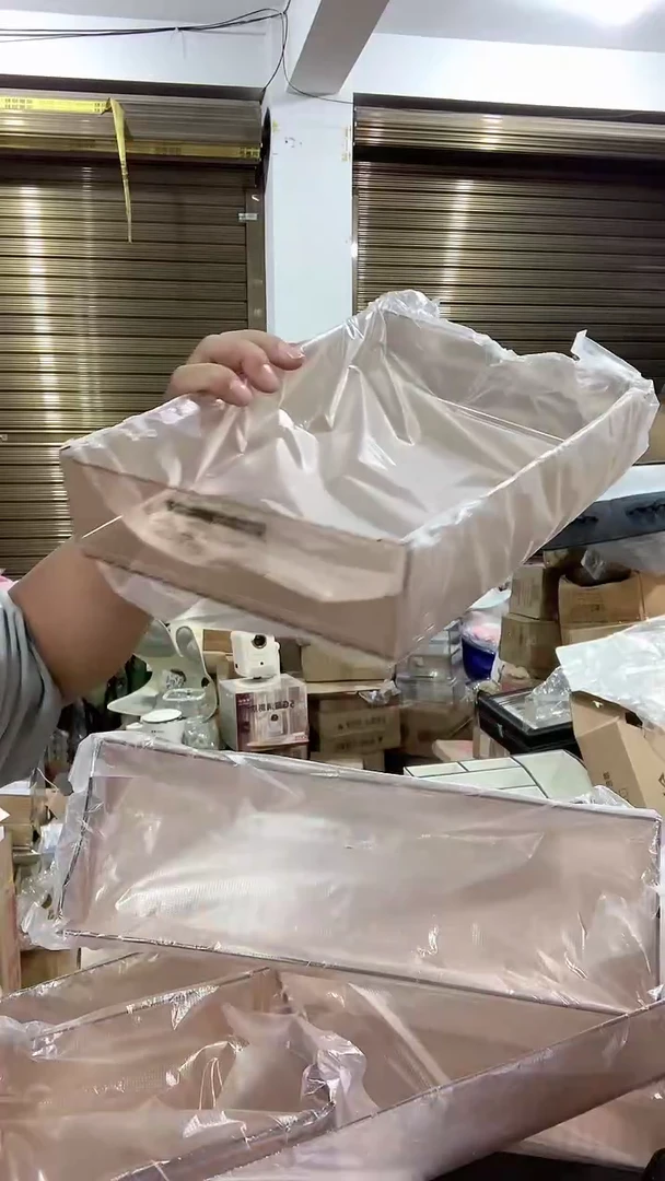 塑料福利特价透棕色亚克力抽屉收纳盒7件套
