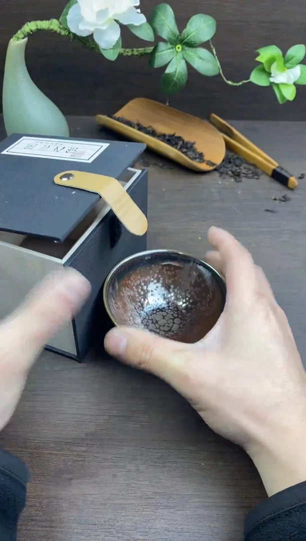 茶盏全手工原矿原釉建盏