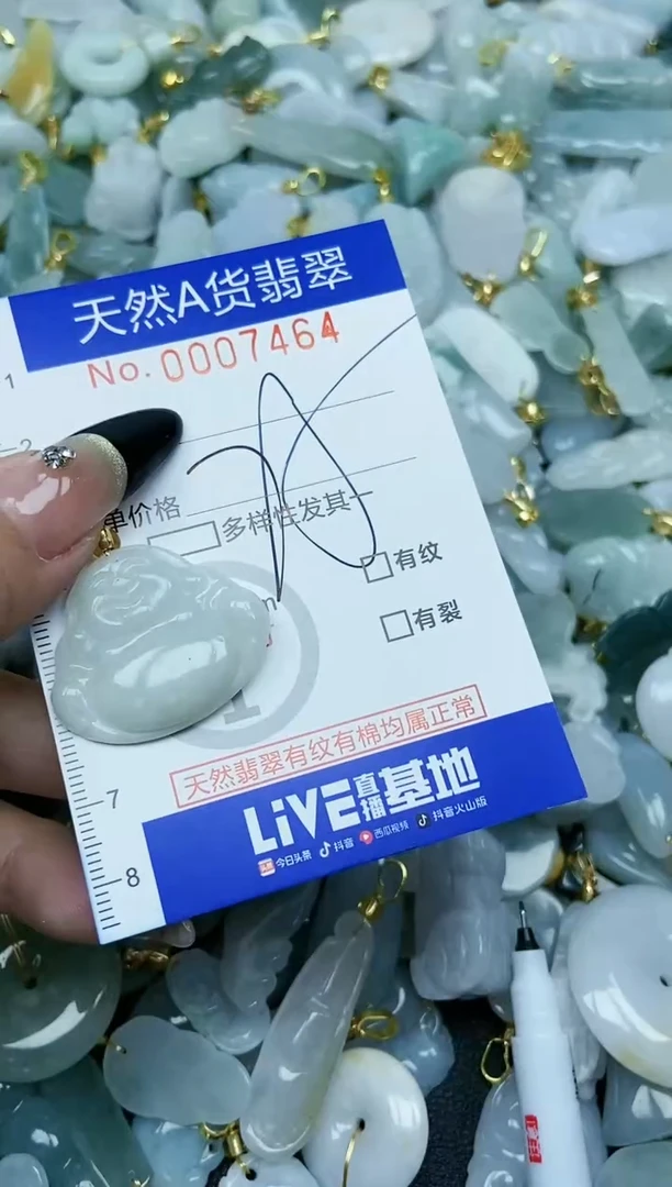 【闪购商品】翡翠颈饰未镶嵌天然A货翡翠