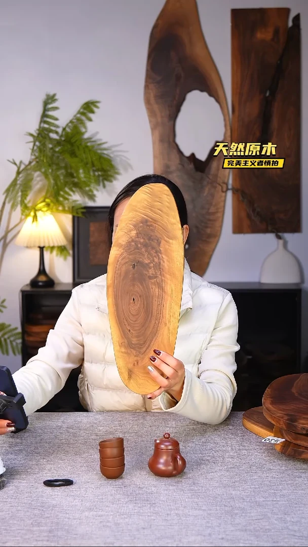 木北美黑胡桃原木.干裂疤结不属于商品质量问题完美主义者慎拍