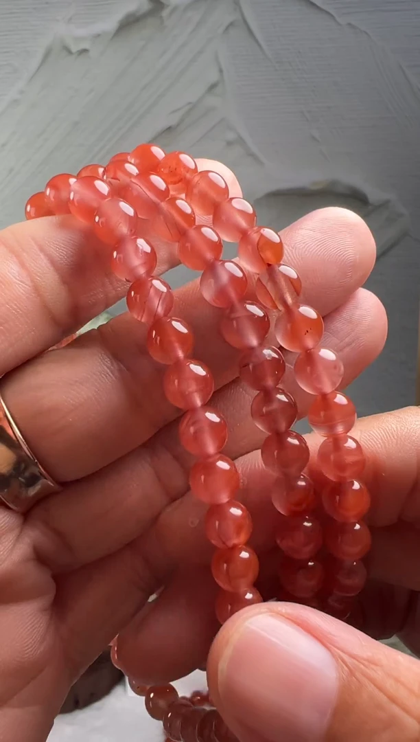 手串未镶嵌南红玛瑙南红玛瑙（默认微瑕）