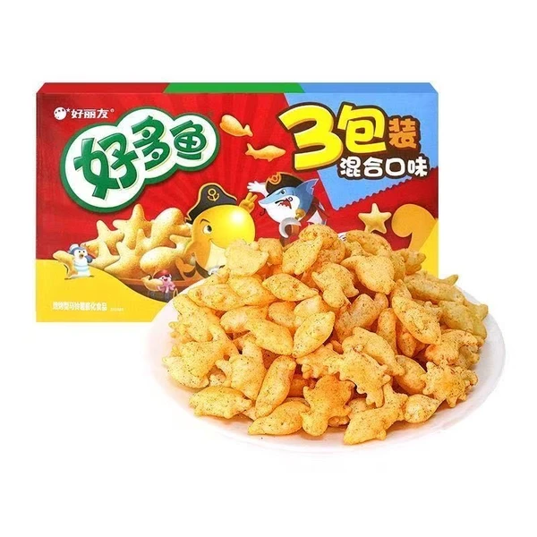 好丽友好多鱼膨化食品 33g*3