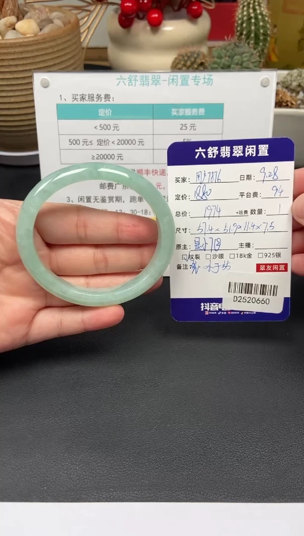 未镶嵌手镯翡翠用****2D2520660