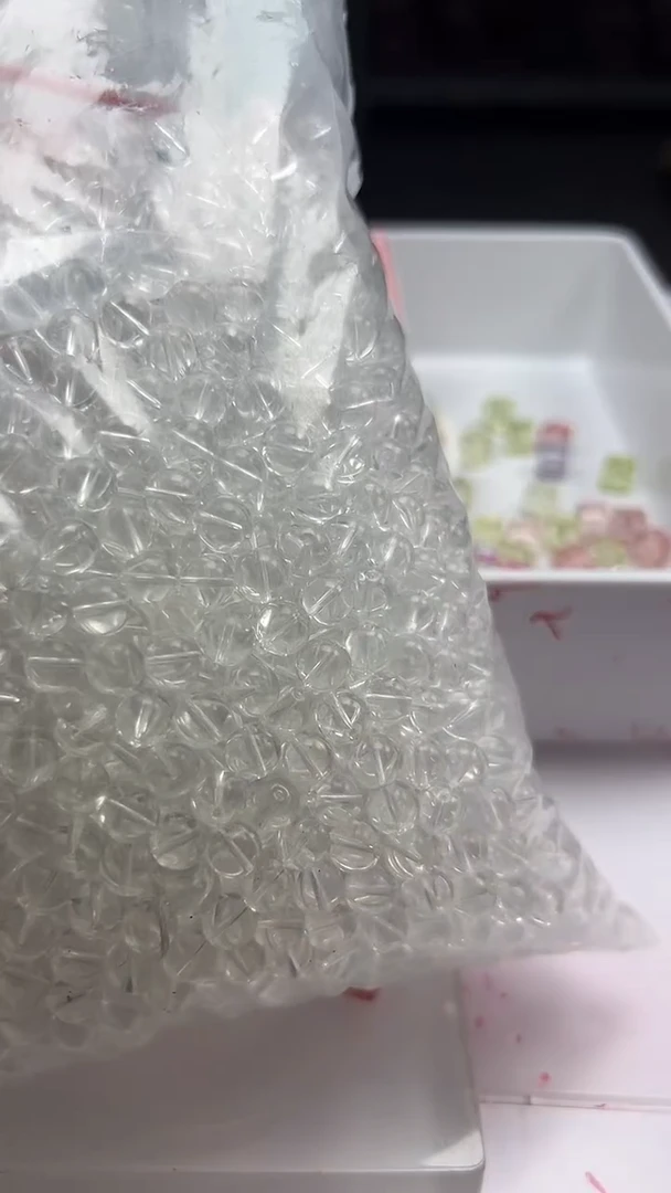 颈饰未镶嵌水晶W189 白水8MM*30颗