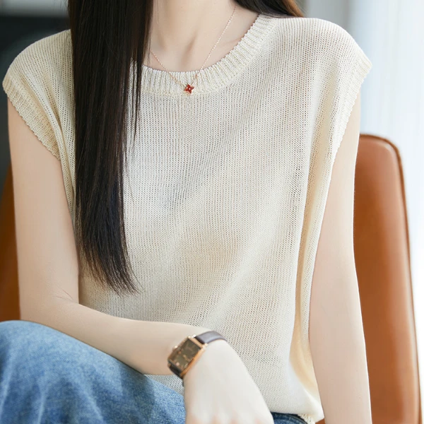 宽肩带针织吊带背心女内搭2025新款夏外穿宽松大码打底无袖上衣女