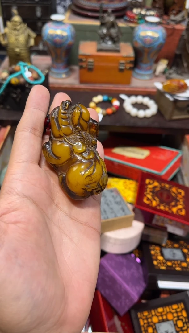 未镶嵌蜜蜡裸石S刘哥专属高端精品24