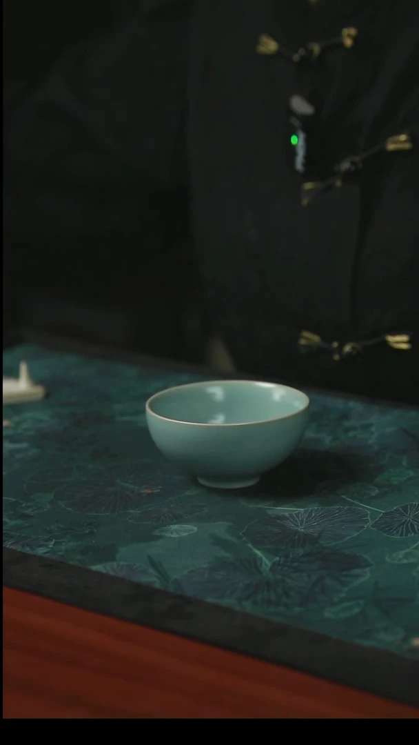 普洱杯 仿古釉 支钉 开片  一级品