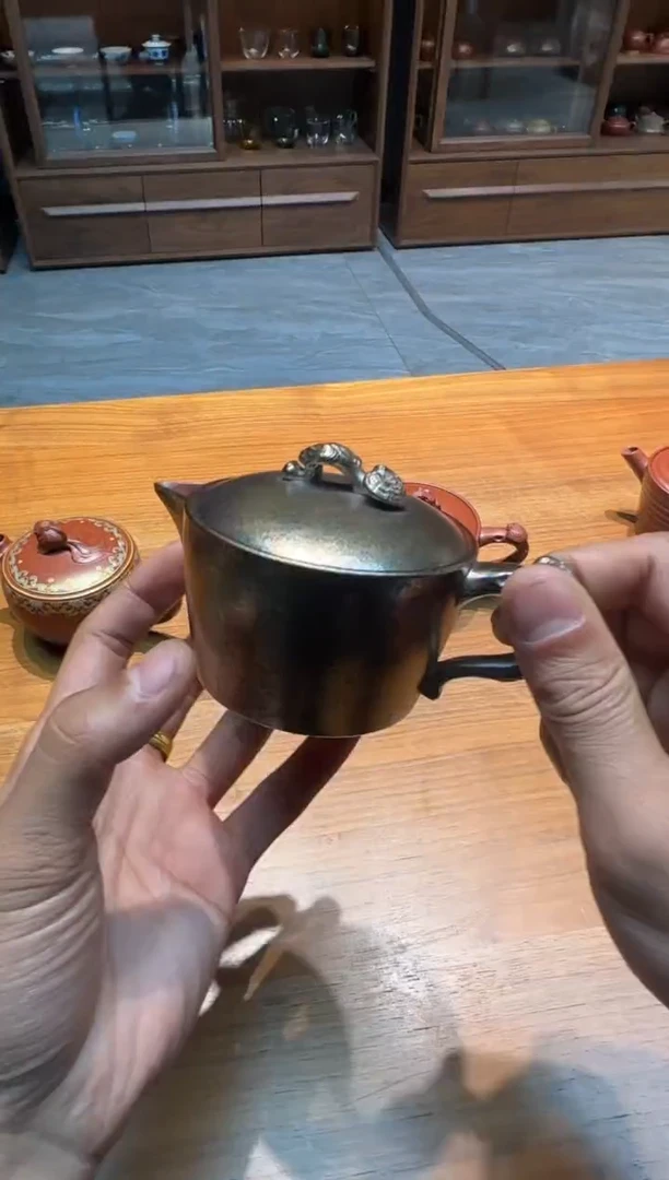 蒋振英 大红袍贝壳烧 灵芝壶
